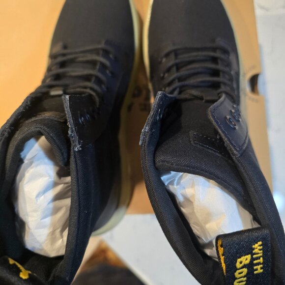 Dr. Martens Combs Boots Black Canvas 30826001 Black / Green Hi Mens Size 10 US - Picture 7 of 16